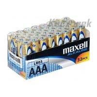 Bateria Maxell - AAA - LR03 - 32 szt. z ekspozytorem